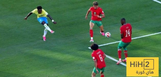 التعادل يحسم الشوط الاول من مباراة البرازيل ضد المغرب