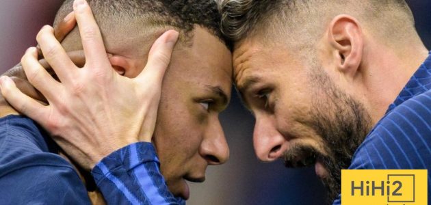 تعليق جيرو على تحطيم مبابي لرقمه القياسي مع المنتخب