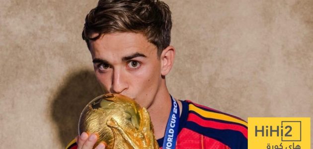 صور .. غافي يغضب على الجماهير اثناء احتفالات اسبانيا بلقب كأس العالم 2026